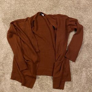 H&M burnt orange cardigan